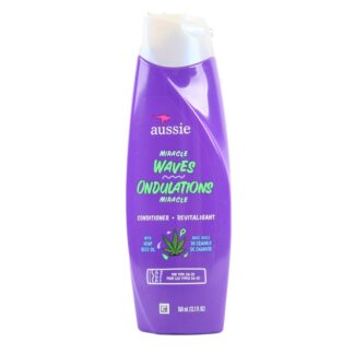 Aussie Miracle Waves Conditioner Hemp Seed 12.1 Oz