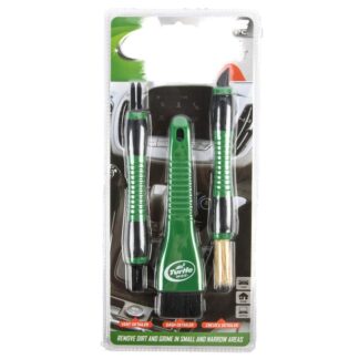 Turtle Wax Dash & Crevice Detail Brush Kit 3 Pc