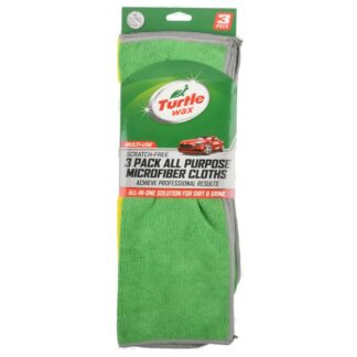 Turtle Wax Multi-Use Microfiber Cloths 3 Pc