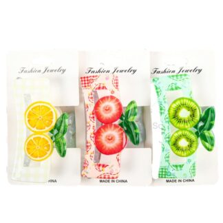 Fruit Hair Claw Clip Asst 1 Pc