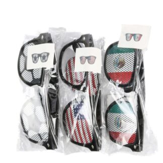 Flag Plastic Sunglasses Asst