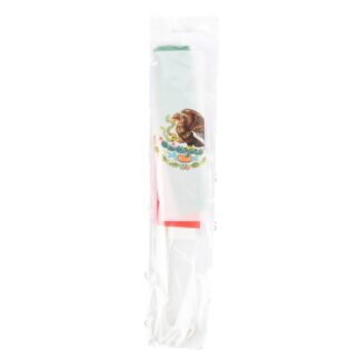 Mexico Car Polyester Flag 7.9 X 11.8 In