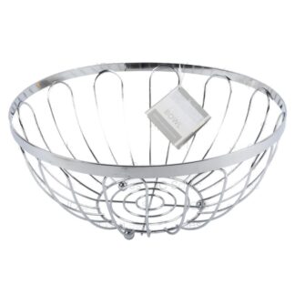 Metal Fruit Bowl 11.7 X 11.7 X 5.3 In