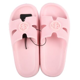 Girls Slide Sandals W/Bebe Charm Pink Blush Asst Sz