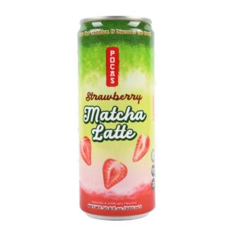 Pocas Strawberry Matcha Latte Drink 10.8Oz