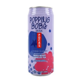 Pocas Popping Boba Mixed Berries Hibiscus Tea 16.5 Oz