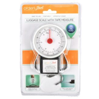 Luggage Scale With Tape Measure Up To 75 Pounds
