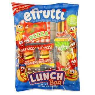 Efrutti Lunch Bag Sweet & Sour Gummy Candy 2.7 Oz