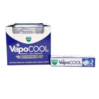 Vicks Vapocool Menthol Cough Drop 12 Ct