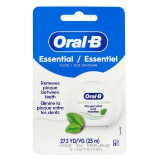 Oral-B Essential Floss Mint Waxed 27.3 Yd