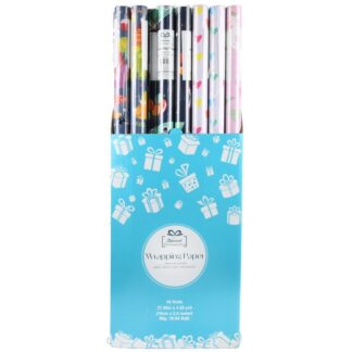 Wrap Paper Asst Designs 18.84 Sq Ft