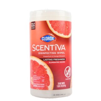 Clorox Scentiva Disinfecting Wipes Grapefruit 75 Ct