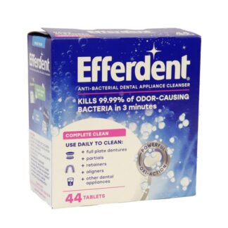Efferdent Denture Cleanser Complete Clean 44 Tablets