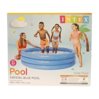 Hs Intex 3-Ring Pool In Box Crystal Blue 66 X 15 In Age 2+