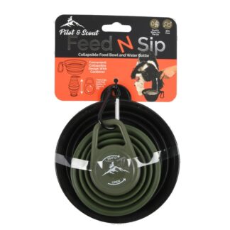 Pets Collapsible Food Bowl And Water Bottle Set
