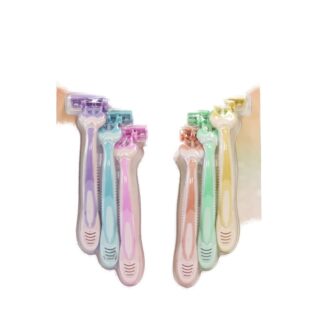 Disposable Body Shavers Razors Asst Colors 6 Pc