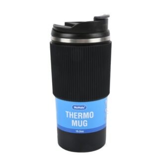 Nuvalu Thermo Mug 15.2 Oz Black