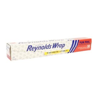 Reynolds Wrap Aluminum Foil Hearts Pattern 50 Sq Ft