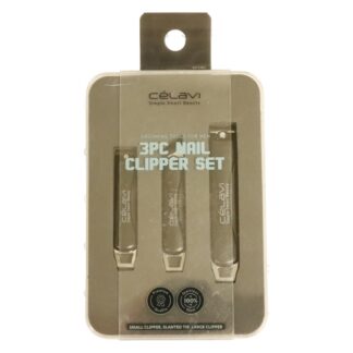 Celavi Nail Clipper Set W/Case 3 Pc
