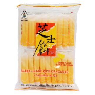 Want-Want Rice Crackers Cheese Flavor 3.81 Oz