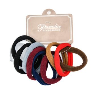 Hair Tie Pony Tail Med Mix Colors #H1942Dk