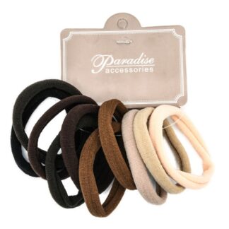 Hair Tie Pony Tail Mix Brown #H1942Br