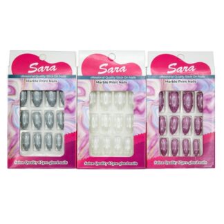 False Nail With Pre Glued Glitter Asst Color #Na067