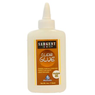 Sargent Art Washable Clear Glue 4 Oz