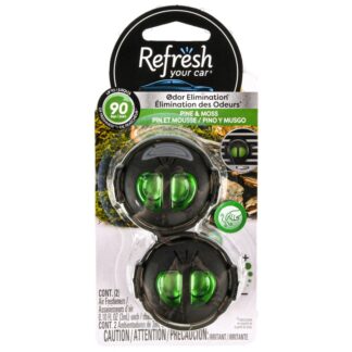 Refresh Car Vent Air Freshener Pine & Moss 2 Pk