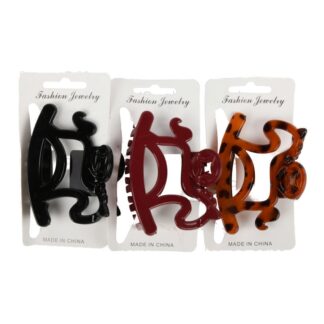 Rocking Horse Hair Claw Clip Asst Colors
