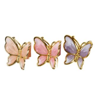 Butterfly Hair Claw Clip Asst Colors
