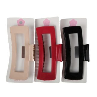 Rectangular Hair Claw Clip Large Asst Colors