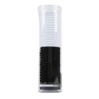 Hair Elastics Black & White 30 Ct
