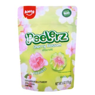Amos Peelerz Gummy Candy Cherry Blossom 6 Oz