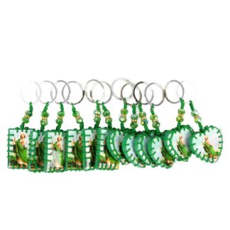Key Chain San Judas/St. Jude W/Green Robe Edge