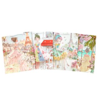 Gift Bag 3D Princess Illustrations Med Asst