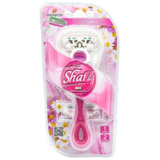 Dorco Women Razor Shai 4 1 Handle+2 Cartridges