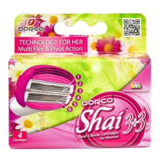 Dorco For Women Shai 3+3 4 Cartridges