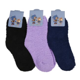 Hw Kids Fuzzy Socks Asst Colors 1 Pr