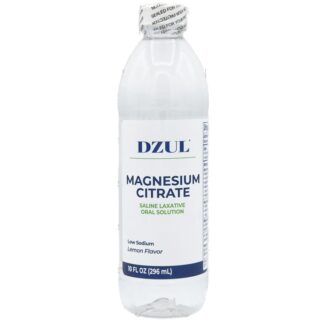 Dzul Magnesium Citrate Low Sodium Lemon 10 Oz