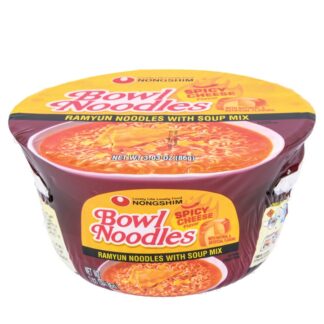 Nongshim Bowl Noodles Spicy Cheese 3.03 Oz