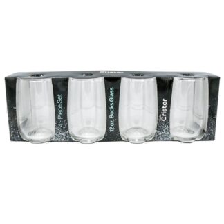 Rocks Glass Clear 12 Oz 4 Pc Set