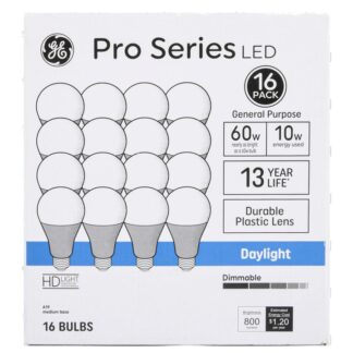 Ge Pro Series Led Bulb Daylight Med Base 60 W