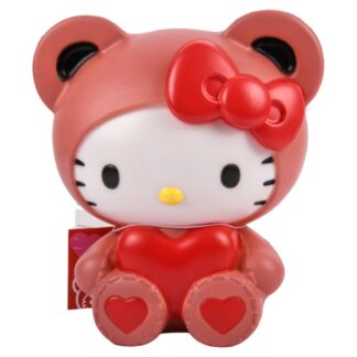 Hello Kitty Bear Blowmold Light Up W/Red Heart