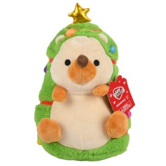 Hx Play Right Hedgehog Plush Xmas Tree 10"