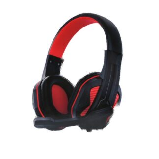 Viper Gaming Headset W/Boom Microphone Black/Red