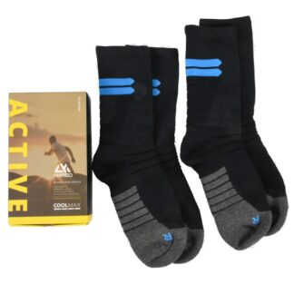 Akaso Sport Cushion Running Socks 2 Pk Asst Clr