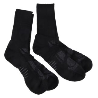 Akaso Men'S & Women'S Cushion Running Socks Black 2 Pr