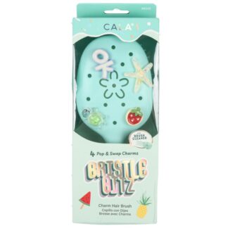 Cala Bristle Bitz Charm Hair Brush Light Blue