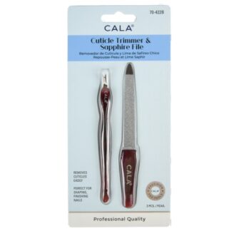 Cala Cuticle Trimmer & Sapphire File 2 Pc